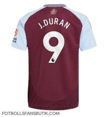 Aston Villa Jhon Duran #9 Replika Hemmatröja 2024-25 Kortärmad